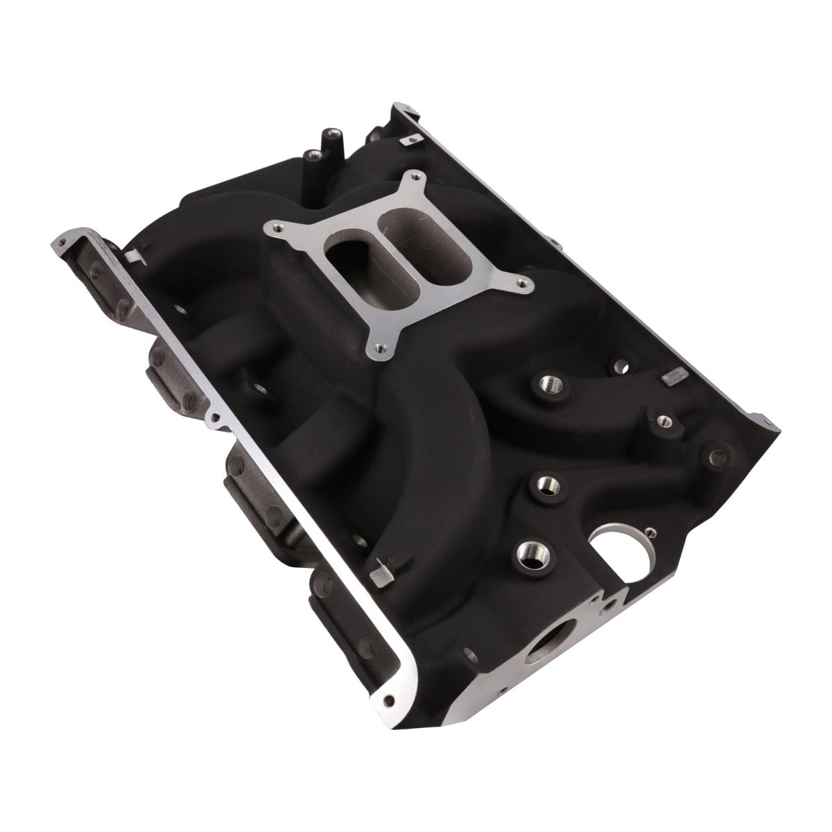 Top Street Performance 84008BK Ford Big Block FE Carbureted Black Dual Plane Intake Manifold