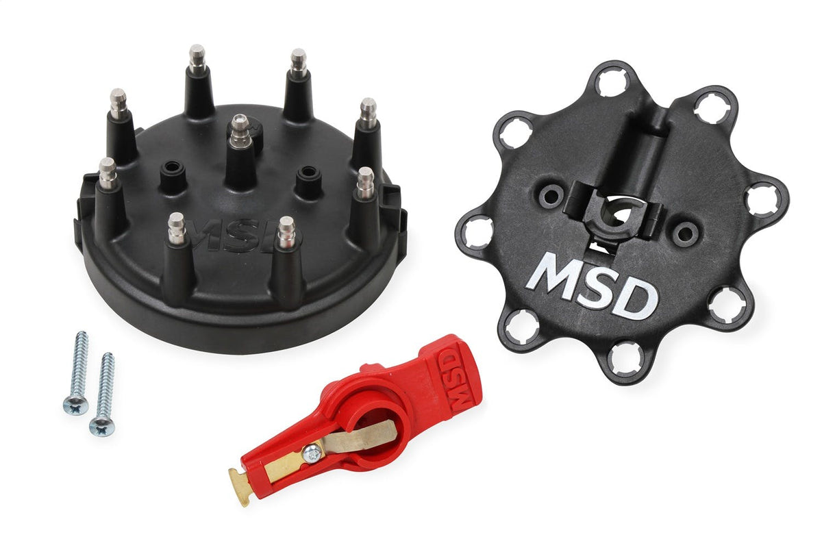 MSD Performance 84823 Blk, Dist. Cap/Rtr Kit, MSD/Ford V8 TFI