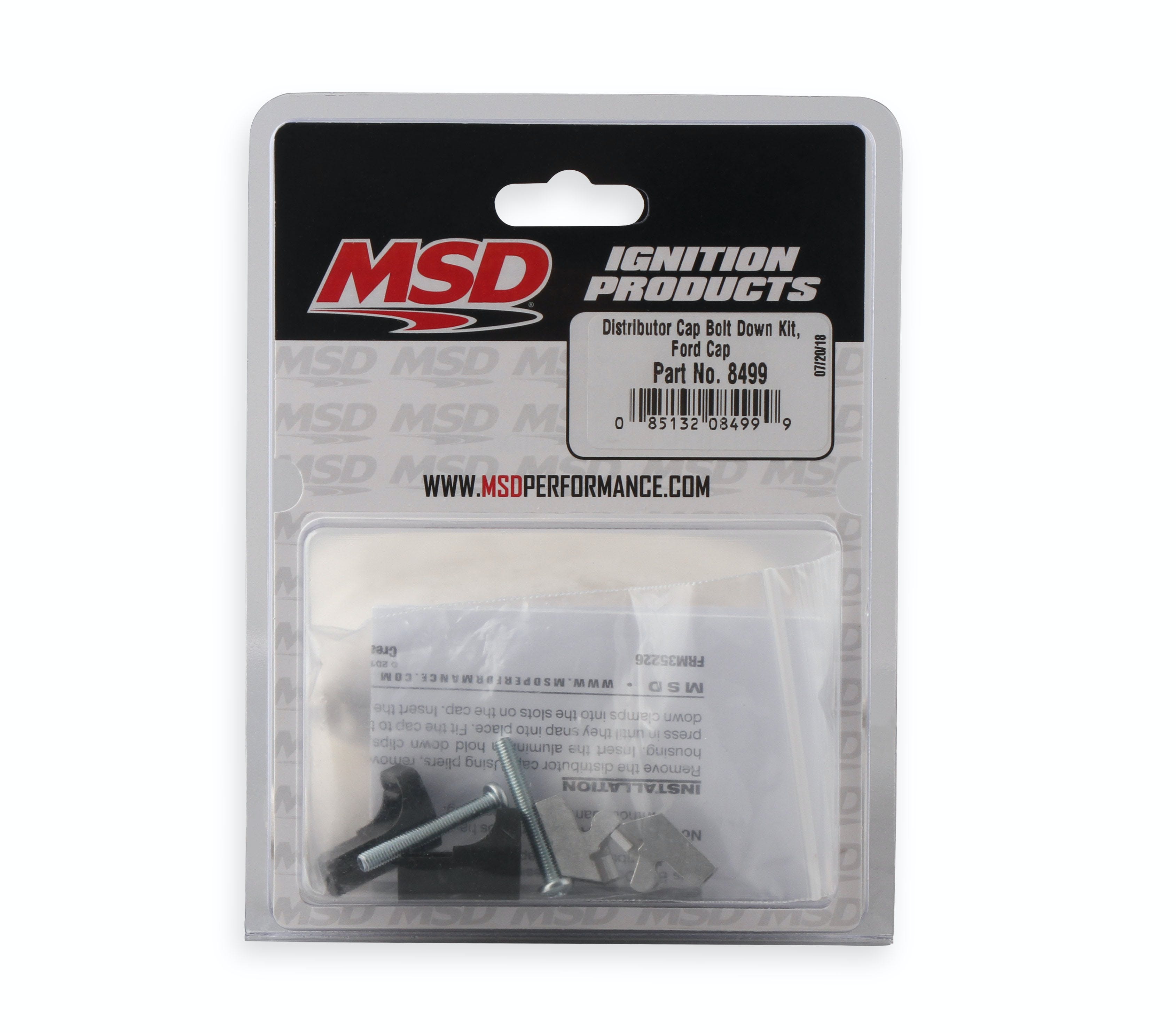 MSD Performance 8499 Distributor Cap Bolt Down Kit, Ford Cap