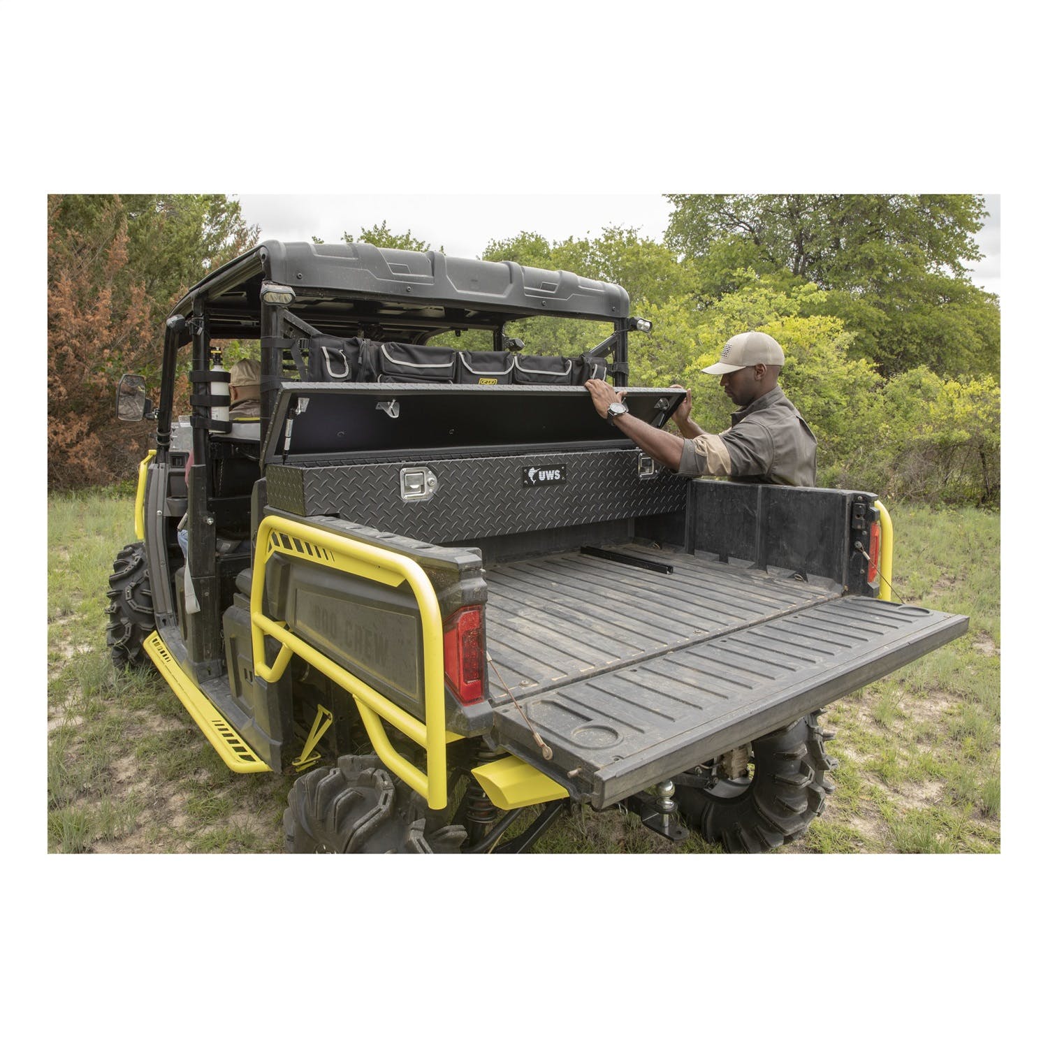 UWS 8500005 UTV Tool Box, Single Lid with Paddle Handle Latch