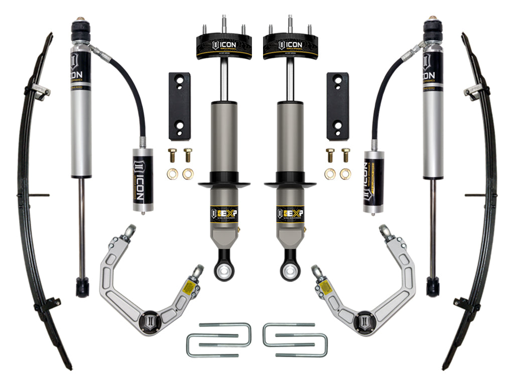 ICON Vehicle Dynamics K53222 0-2 inch Stage 3 Exp Suspension System Billet