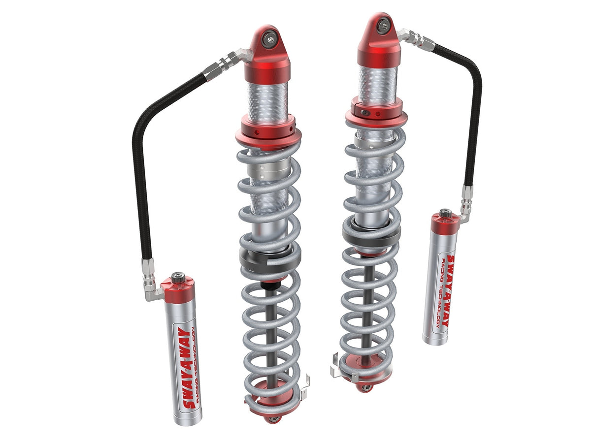 AFE 852-0058-01-CA Sway-A-Way 3.0 Rear Coilover Kit w/ Remote Reservoirs and Comp Adjusters