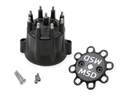 MSD Performance 85653 Blk Marine HEI Tower Cap w/Wire Retainer