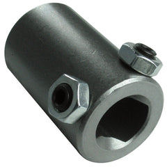 Borgeson Steering Coupler Steel 17MM DD X 3/4 Smooth Bore 314600