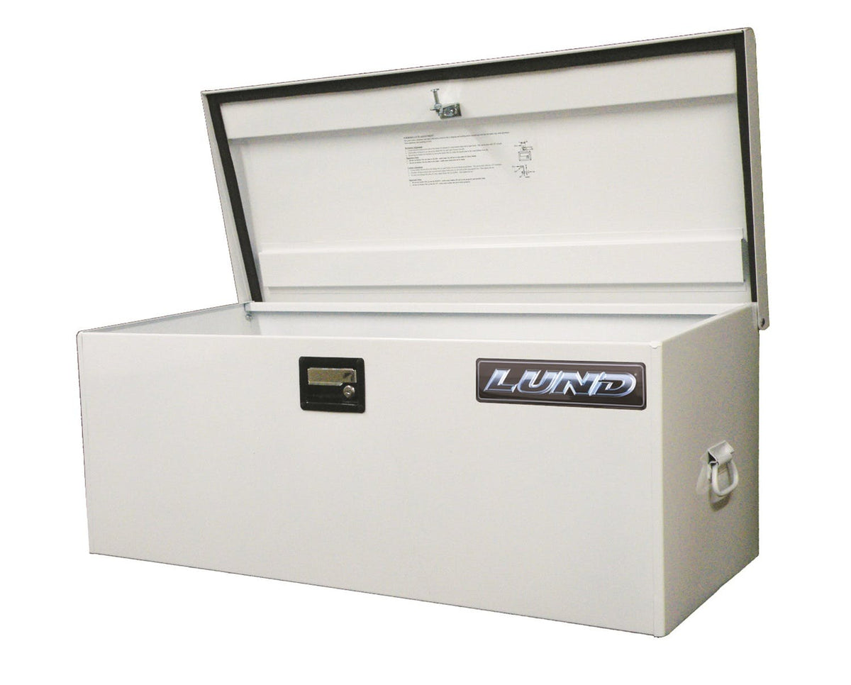 LUND 88048 Steel Job Site Storage Box/Chest STEEL JOB SITE BOXES and CHEST
