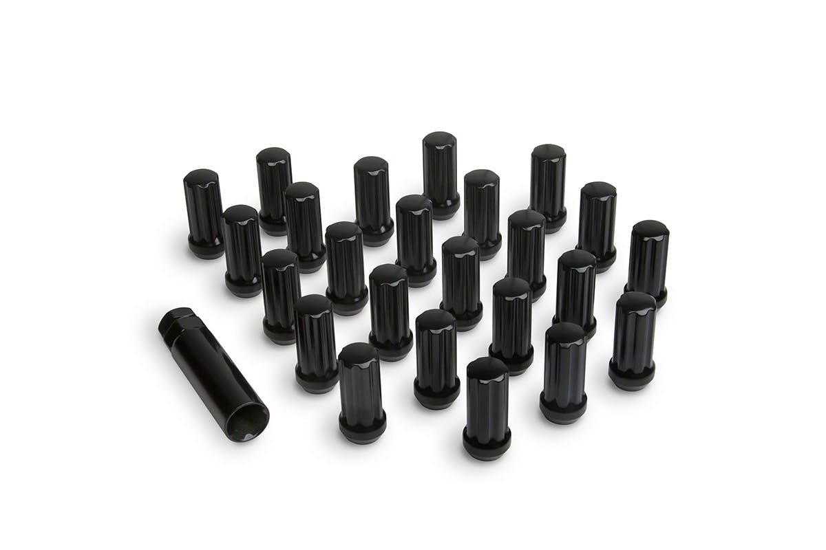 ICON Alloys 89141524B Lug Nut Kit Black - 14 X 1.5 / 24 Count with Key