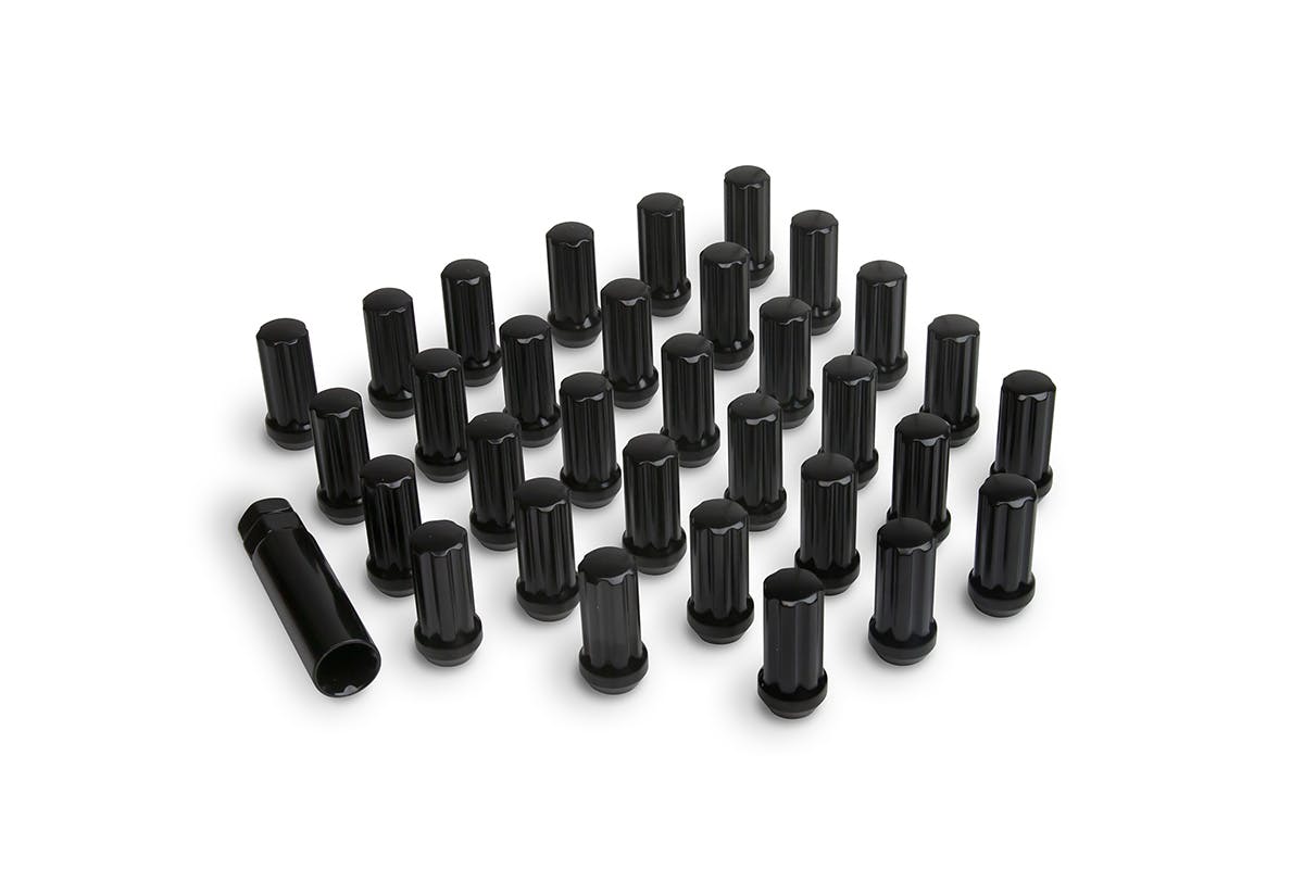 ICON Alloys 89141532B Lug Nut Kit Black - 14 X 1.5 / 32 Count with Key