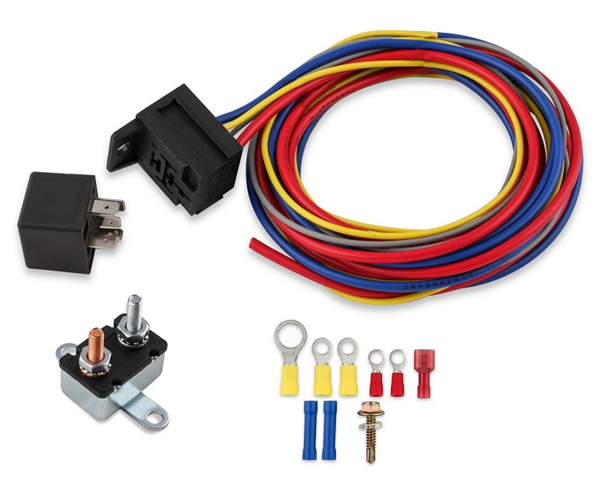 MSD Performance 89617 ELECTRIC FAN HARN./RELAY KIT MANUAL-30A