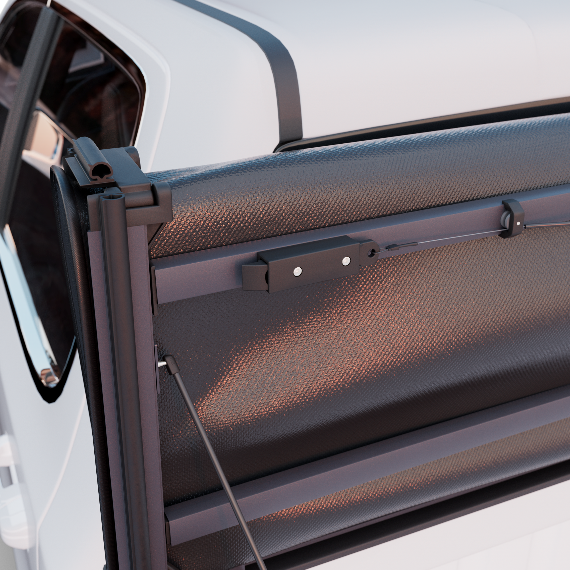 Worksport SC4 PRO Soft-Folding Tonneau Cover 29-1236 Chevrolet GMC Bed Length: 78.7Inch Tonneau Cover