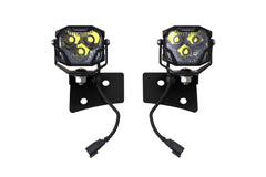 Morimoto 4Banger A-Pillar Brackets: Wrangler JK (07-17) BAF035