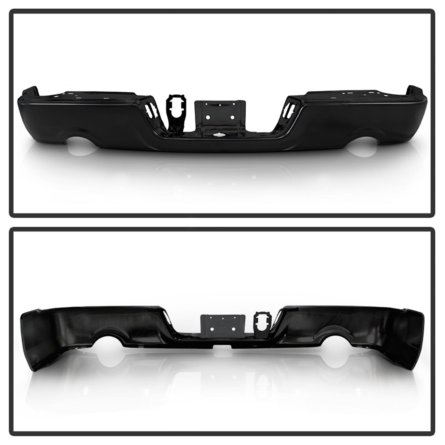 XTUNE POWER 9046933 OEM Style Steel Rear Bumper Black ( Bumper Shell Only NO Hardware Included ) ( OEM Part # CH1102372 )