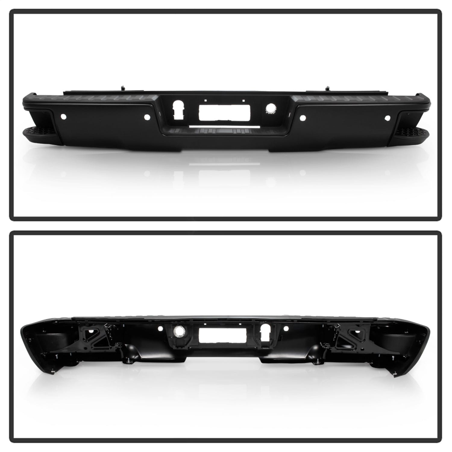 XTUNE POWER 9048883 Rear Steel Bumper Black ( Part Link # GM1103179 OEM # 23112252 PFM )