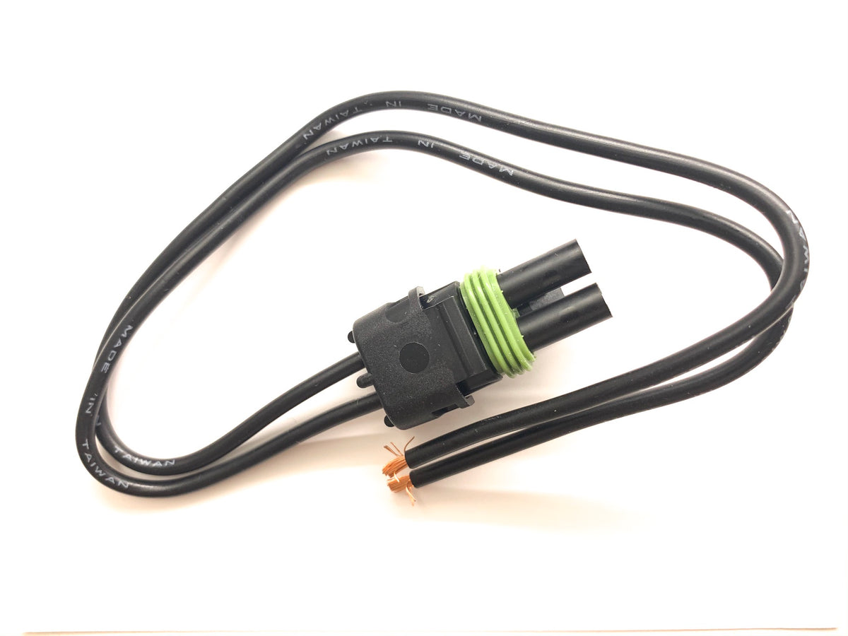 McLeod 9119 Wiring Connector Reverse Lockout Connector Pigtail Male 2-pin T-56 Each