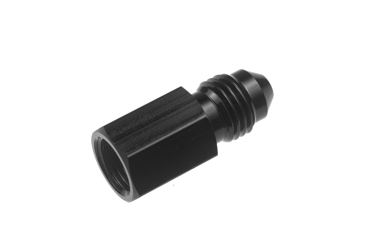 Redhorse Performance 9195-04-02-2 -04 AN Male to 1/8 NPT Female straight gauge adapter - black