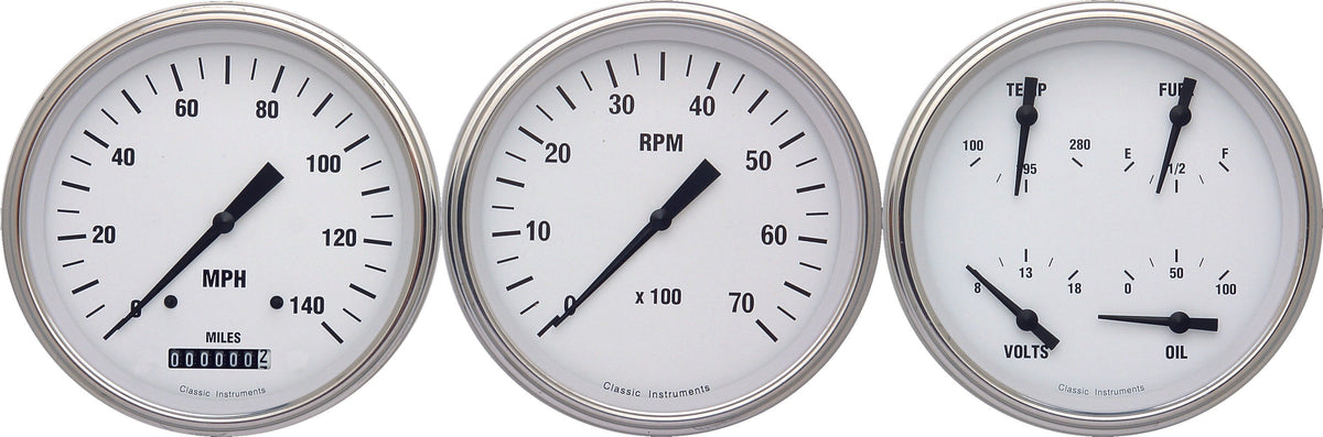 Classic Instruments Gauge Set WH53SLF