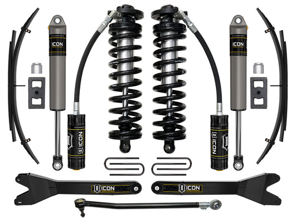ICON Vehicle Dynamics K63162RL 2.5-3 inch Stage 2 Co Cnv System W/ Radius Arms/Expansion Pack