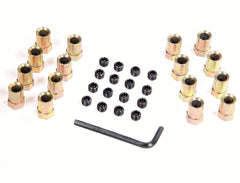 Mr. Gasket 923G ALUM,ROCKER NUTS 3/8 GOLD