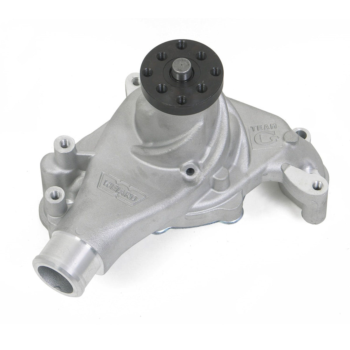 Weiand 9241 SBC LONG TEAM G WATER PUMP - SATIN