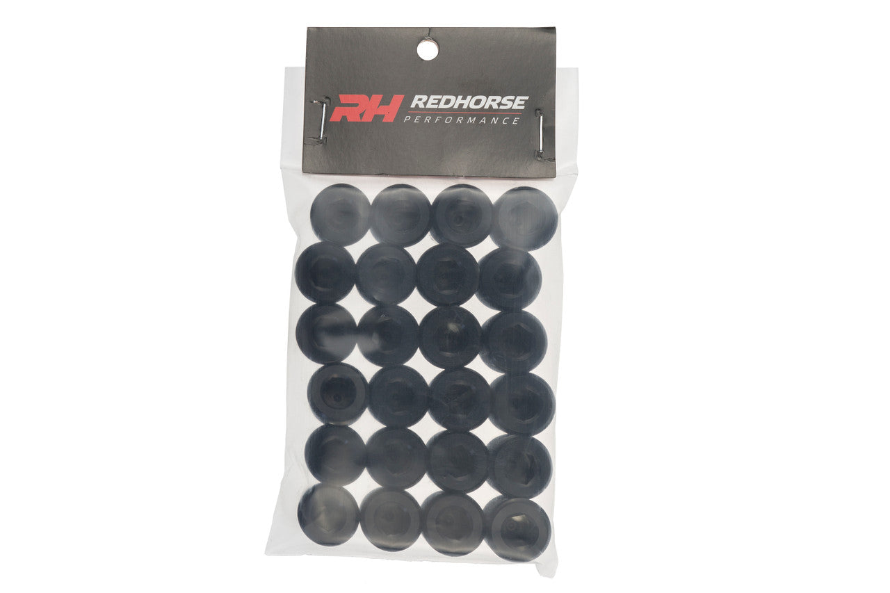 Redhorse Performance 932-08-24-2 -08 (1/2in) NPT socket head pipe plug - black - 24pcs