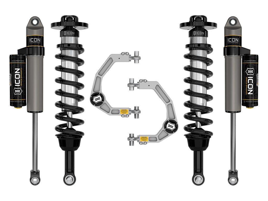 ICON Vehicle Dynamics K93162 2.5-3 inch Stage 2 Suspension System with Billet UCA