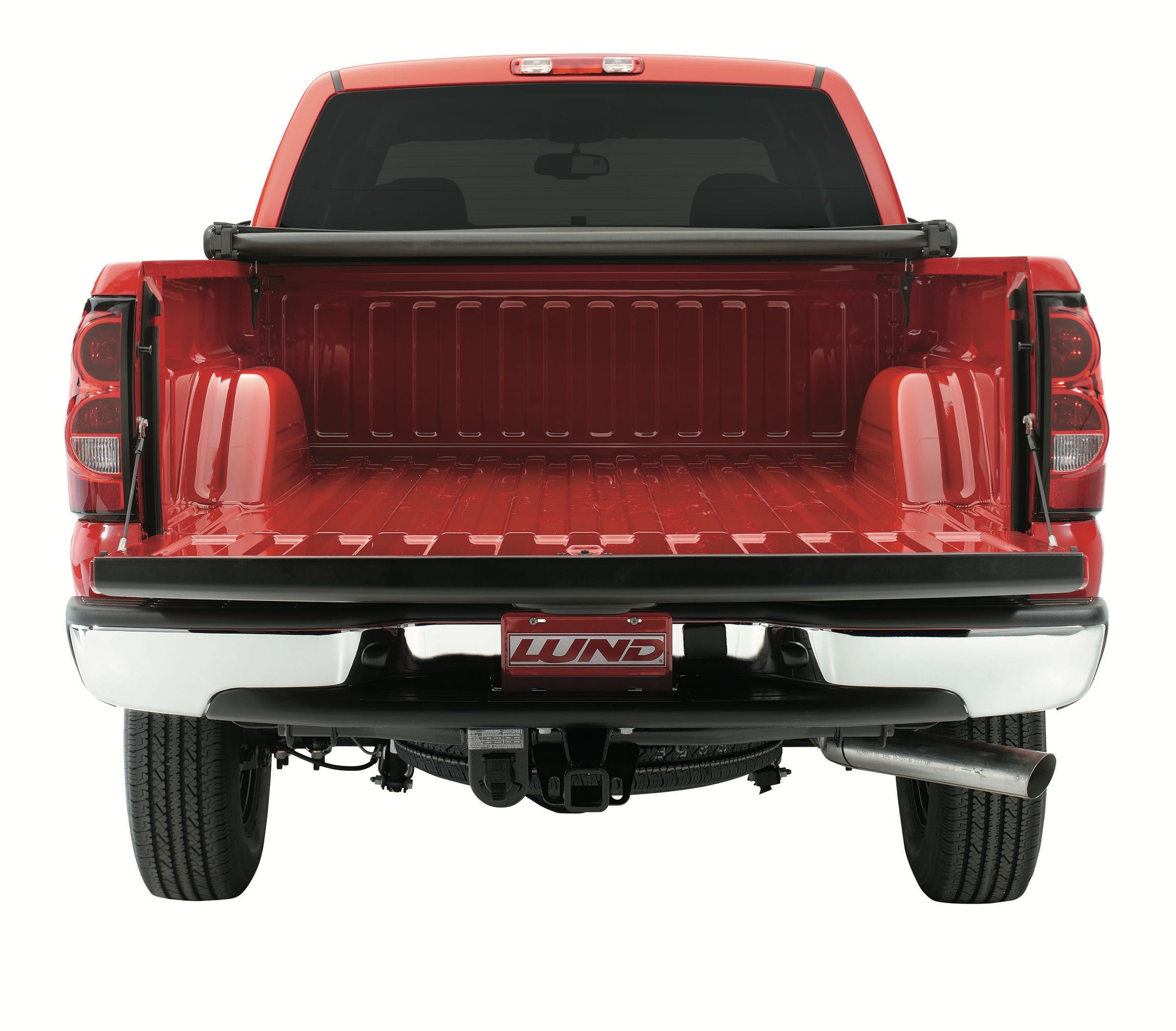 LUND 95000 Genesis Tri-Fold Tonneau Cover, Black Leather Look GENESIS TRI-FOLD TONNEAU