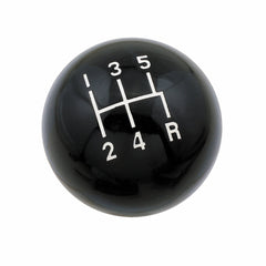 Mr. Gasket 9626 KNOB 5 SPEED CL BLK 3/8-16 UNC