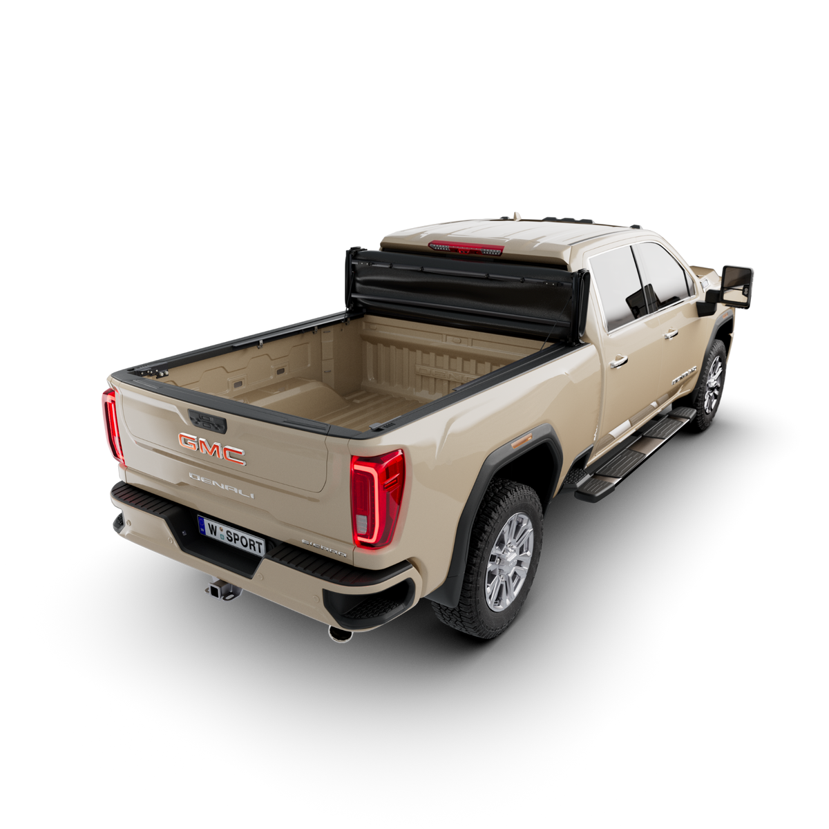 Worksport SC4 PRO Soft-Folding Tonneau Cover 29-1235 Chevrolet GMC Bed Length: 69.3Inch Tonneau Cover