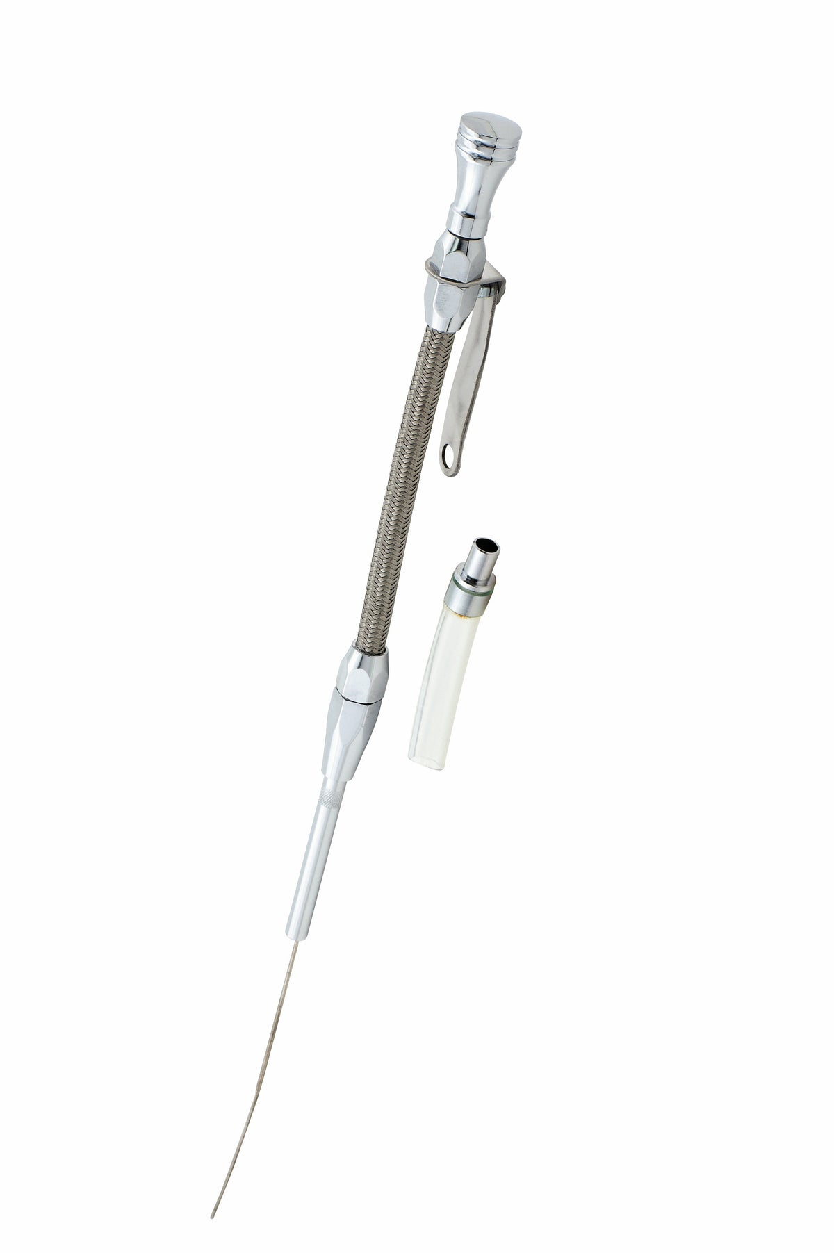 Mr. Gasket 9705G DIPSTICK 80-UP SBC BRAIDED SS