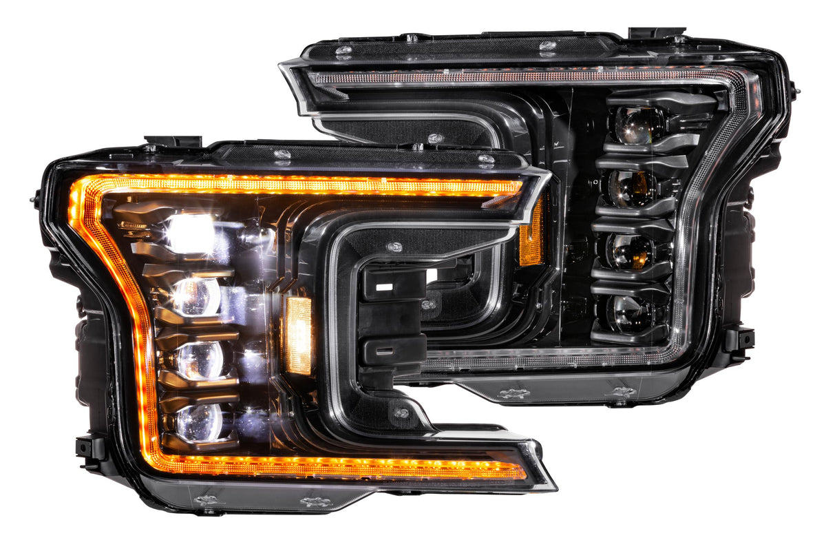 Morimoto XB LED Headlights: Ford F150 (18-20) (Pair / ASM Amber DRL) (Gen 2) LF501.2-A-ASM