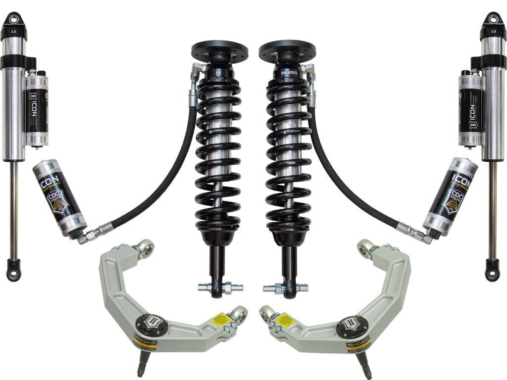 ICON Vehicle Dynamics K93085 2-2.63 Stage 5 Suspension System with Billet Upper Control Arm