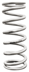 QA1 9HT250 Spring, Cr-Si High Travel 2-1/2 inch Id 9 inch X 250 Lbs/In. Silver Pwdr Coat
