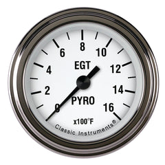 Classic Instruments Exhaust Gas Temperature (EGT) Gauge WH198SLF