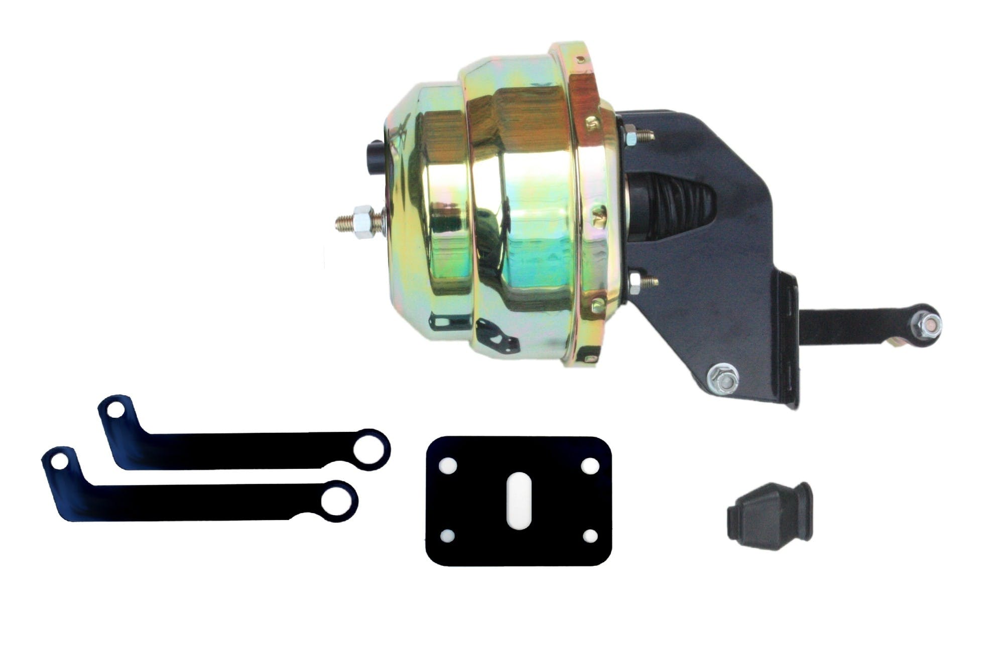 LEED Brakes A8105 8 in Dual Power Booster , 1-1/8in Bore Master w/ adj Prop Valve