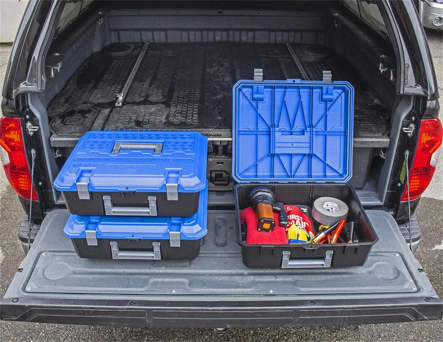 DECKED AD5 D-Box - Drawer Tool Box -blue lid