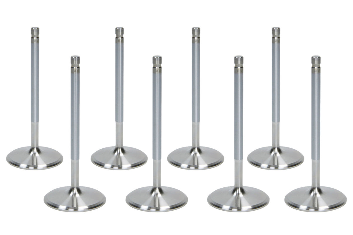 AIR FLOW RESEARCH 2.100 Intake Valves 8pk 8mm x 5.000 OAL 7256-8