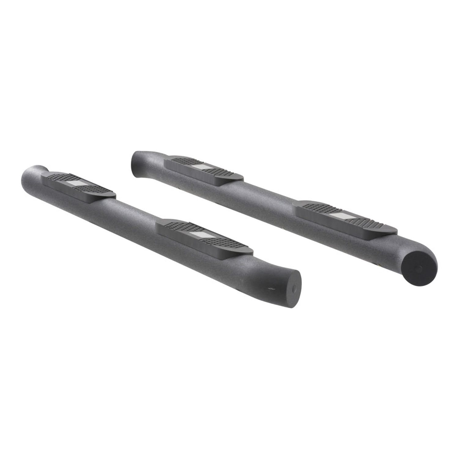 ARIES AL232012 Big Step 4" Black Aluminum Round Side Bars, Select Toyota Tundra