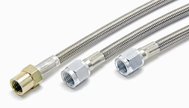 McLeod 139100-30 Stainless Steel Braided Line: Double -4 AN: Female: 30 in.