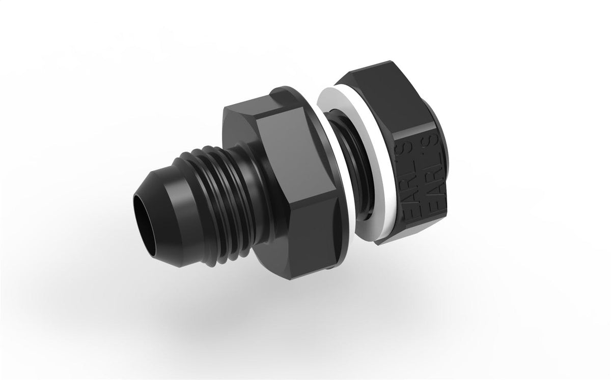 Earl's Performance Plumbing AT983806ERL -6AN FUEL CELL BULKHEAD W/PTFE WASHERS