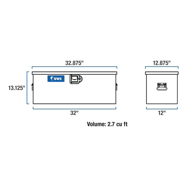 UWS ATV Aluminum Toolbox For ATVS