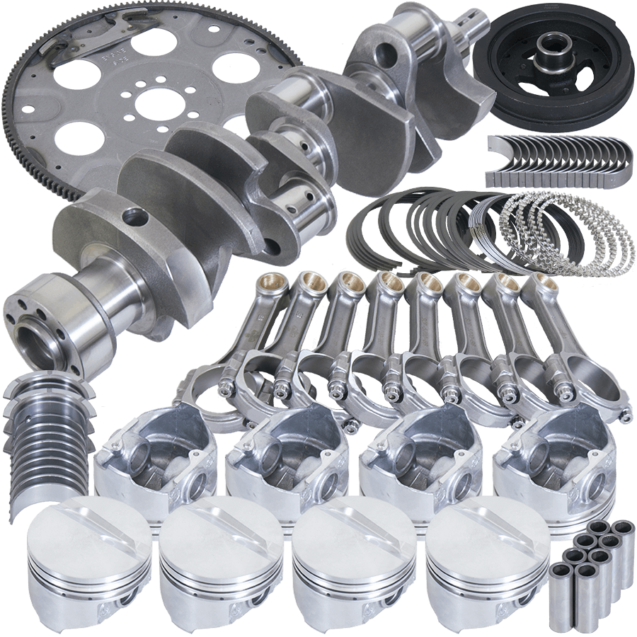 Eagle Specialty Products B13005L03053 Chvrolet Small Block 1pc Rear Seal Street and Strip Balanced Rotating Assembly