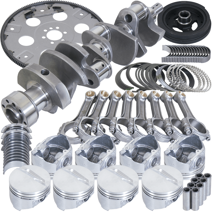 Eagle Specialty Products B13005L04068 Chvrolet Small Block 1pc Rear Seal Street and Strip Balanced Rotating Assembly