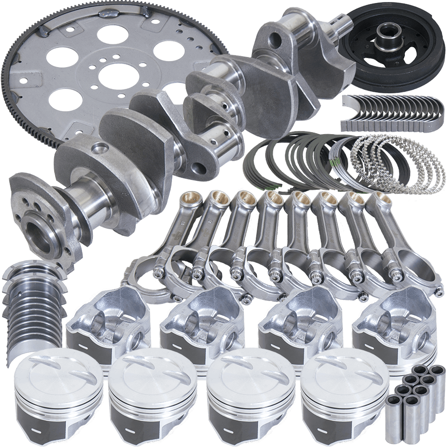 Eagle Specialty Products B13404E040 Chvrolet Small Block 2pc Rear Seal Street and Strip Balanced Rotating Assembly