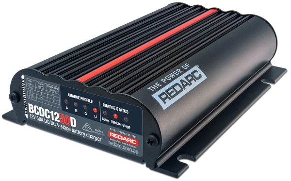 REDARC Dual Input 50A In-Vehicle DC Battery Charger BCDC1250D