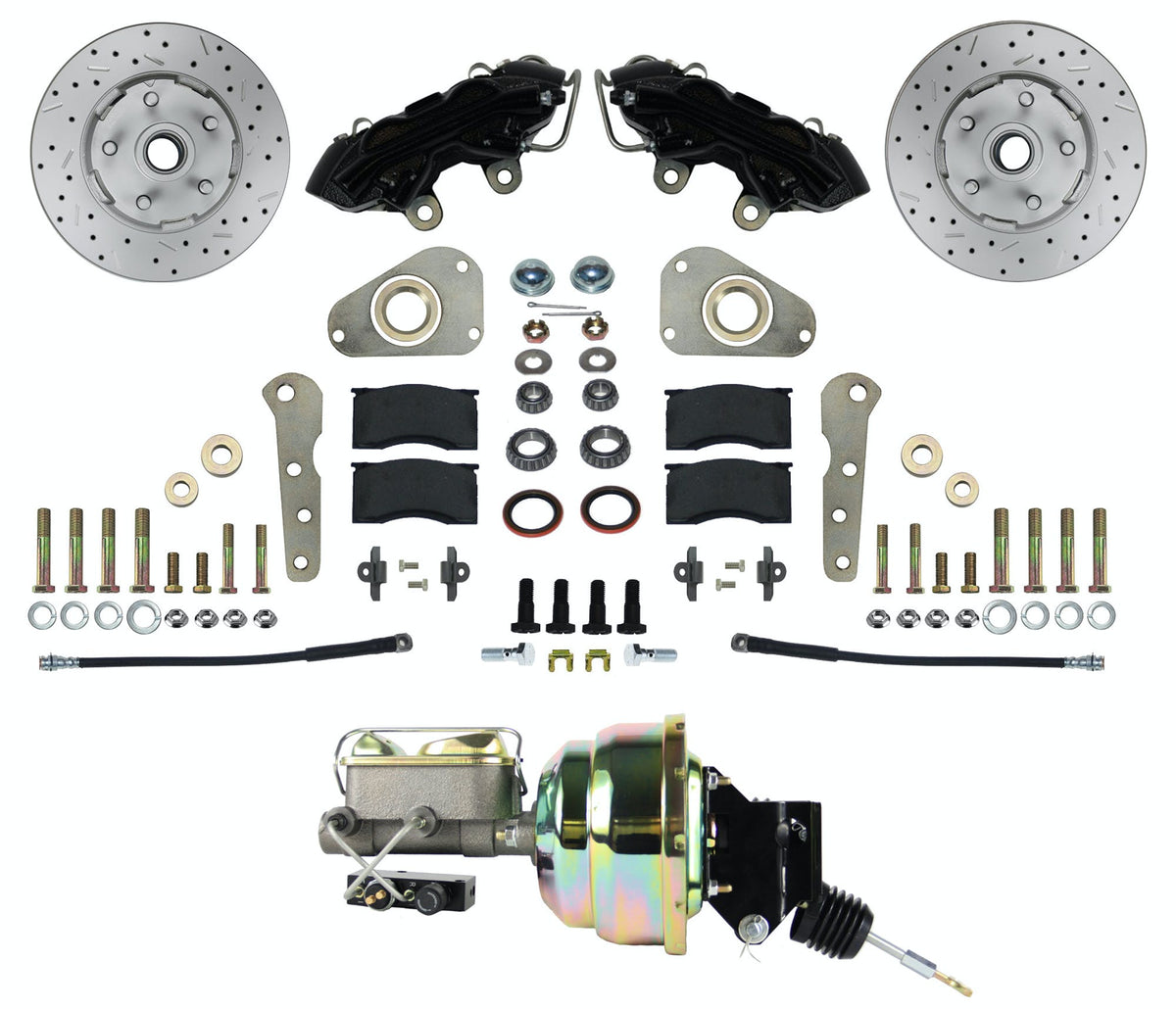 LEED Brakes BFC0025-P307X Ford Fullsize Power to Power Disc Brake Kit