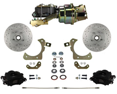 LEED Brakes BFC1011-K1A3X Front Disc Brake Conversion, Power Disc/Disc - MaxGrip XDS - Black