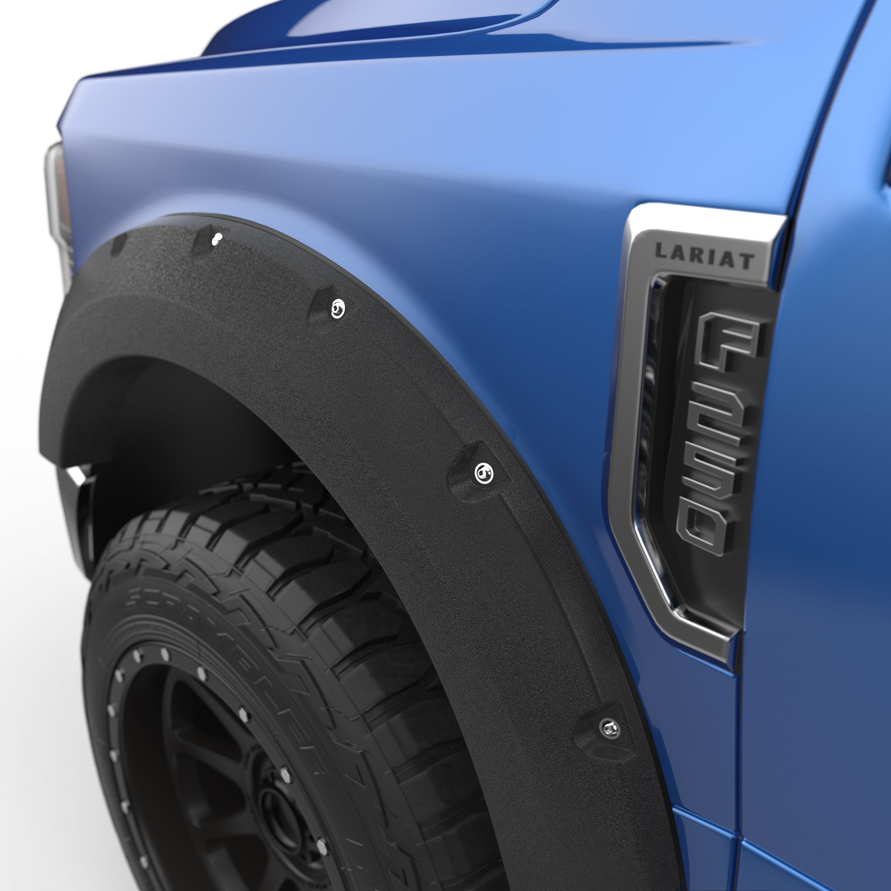 EGR Baseline Bolt Style Fender Flares 17-22 Ford F-250 F-350 Super Duty set of 4 BLF1006