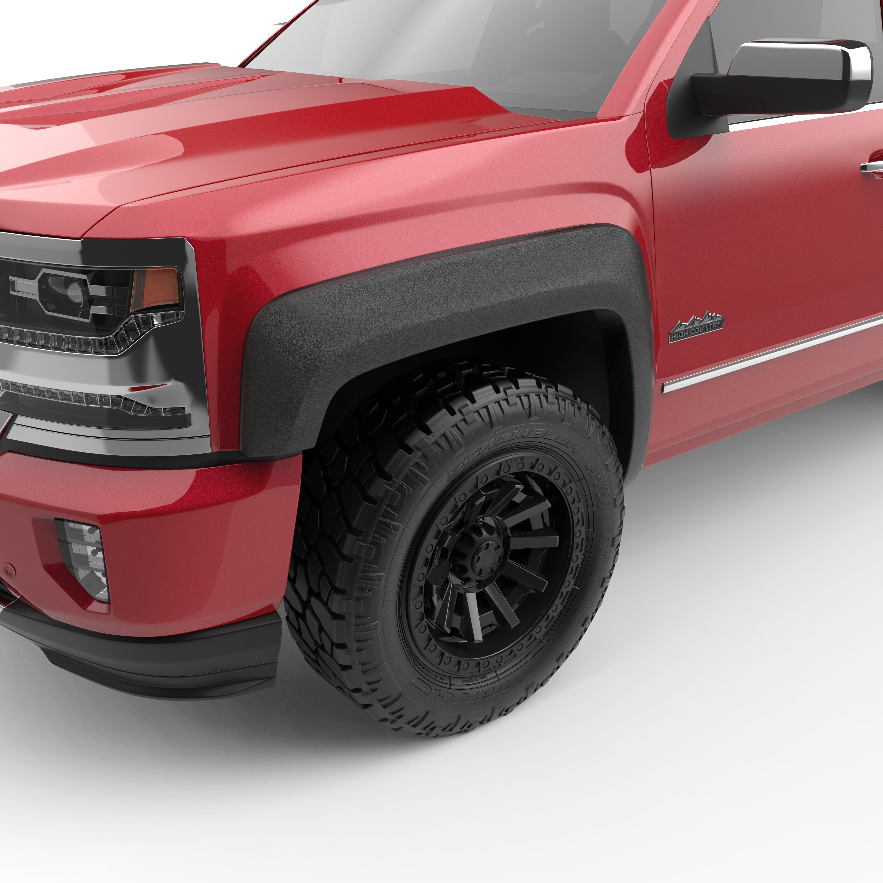 EGR Baseline Standard Style Fender Flares 14-18 Chevrolet Silverado 1500 Short Box Only set of 4 BLF2008