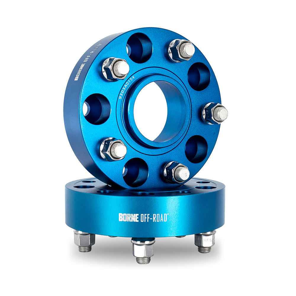 Mishimoto BNWS-003-450BL Wheel Spacers 5X127 71.6mm Center Bore M14 X 1.5 1.75-in Thick Blue  BNWS-003-450BL