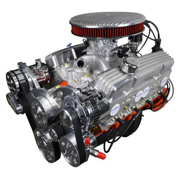 BluePrint Engines 327 ci Small Block GM style drop in ready Engine - dressed longblock w/ carb BP327CTFKV