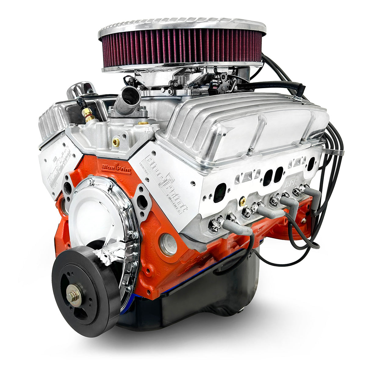 BluePrint Engines 327 ci Small Block GM style drop in ready Engine - dressed longblock w/ EFI BP327CTFV